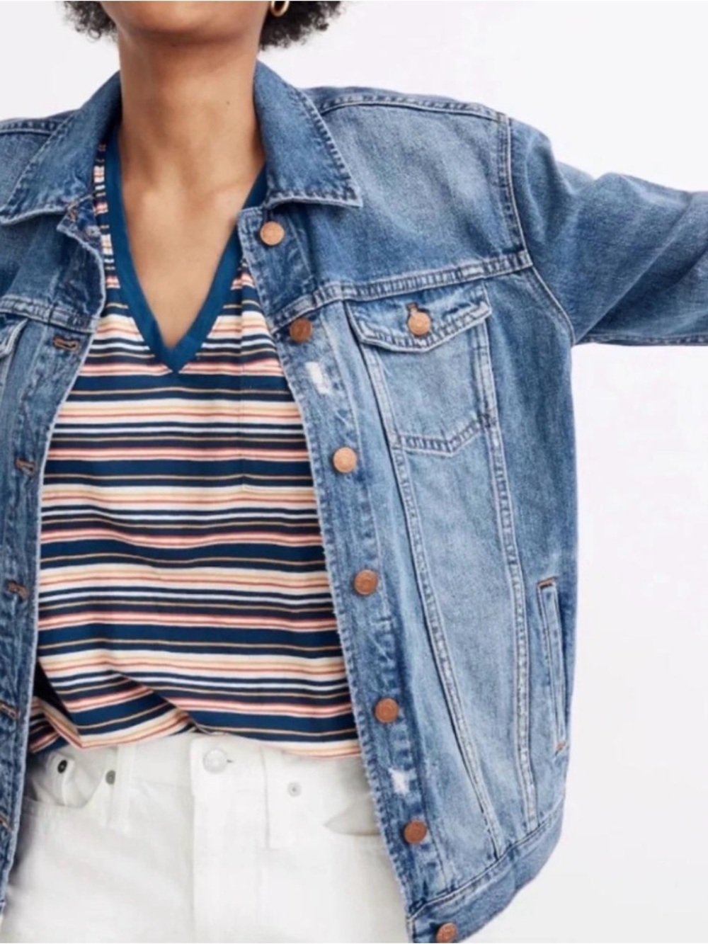 Madewell High-Rise Jeans in Light Blue Denim
